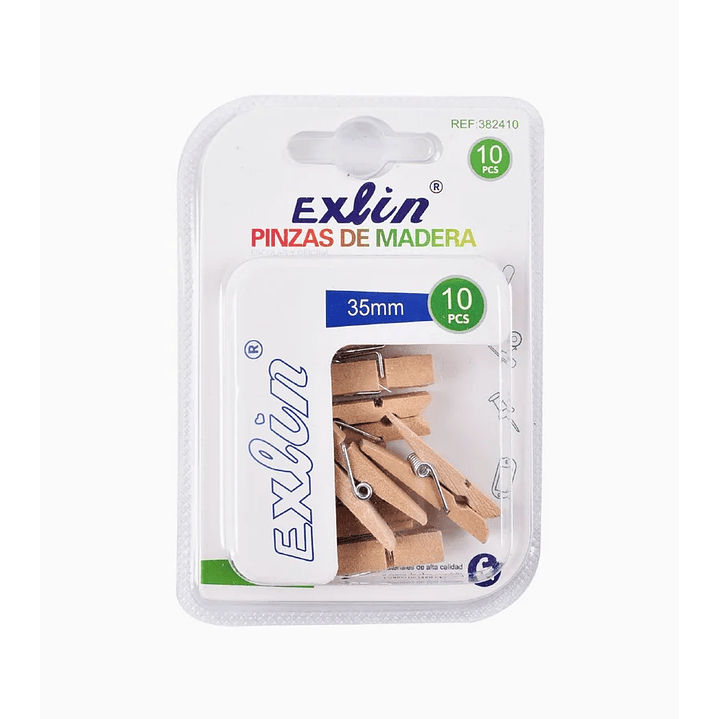 Pinzas de Madera 10pcs 1