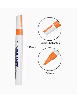 Marcador Permanente - Naranja 1