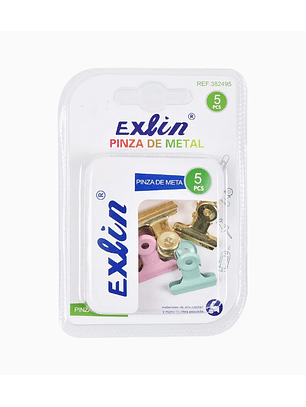 Pinzas de Metal Colores Surtidos