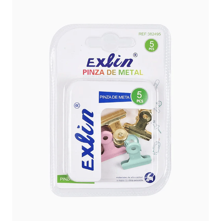 Pinzas de Metal Colores Surtidos 1
