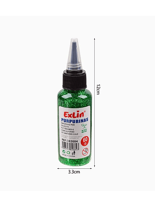 Purpurinas Glitter de Colores - Verde