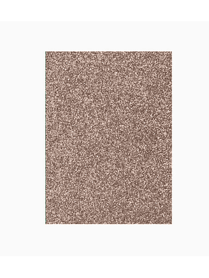 Goma Eva Glitter Paquete de 10 unidades - Cafe