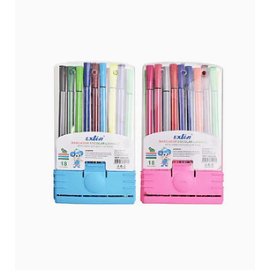 Set Marcadores 18 Colores