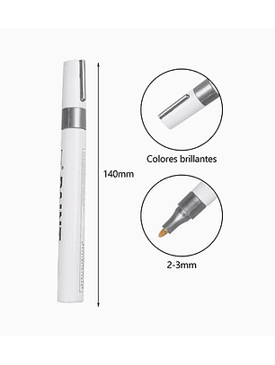 Marcador Permanente - Gris