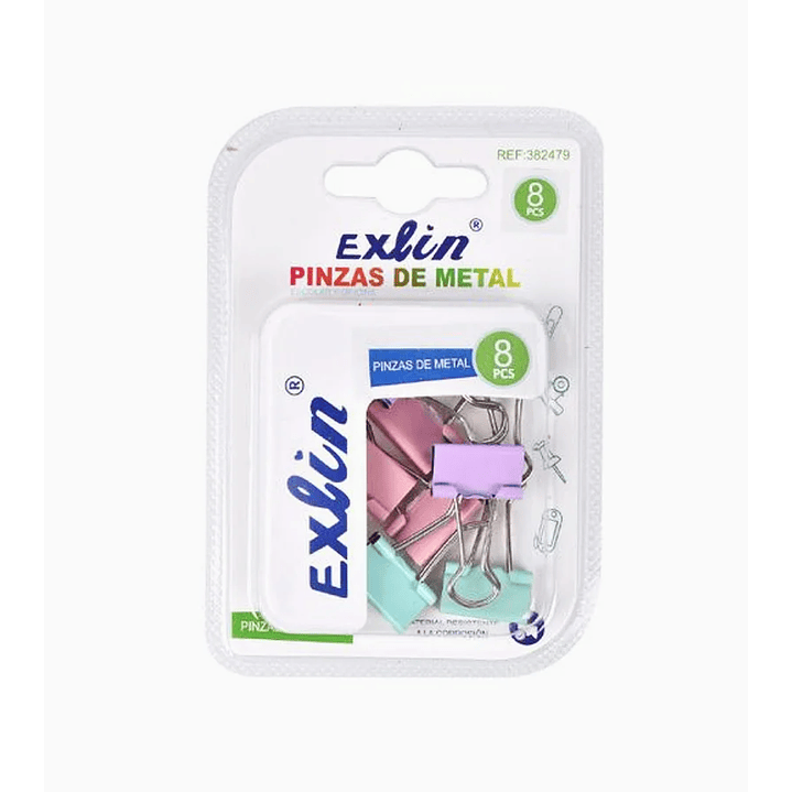 Pinzas de Metal Colores Surtidos 1