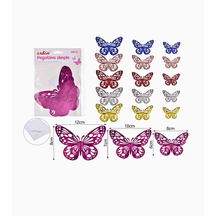 Pegatinas Decorativas de Mariposas Exlin - Diseño 7