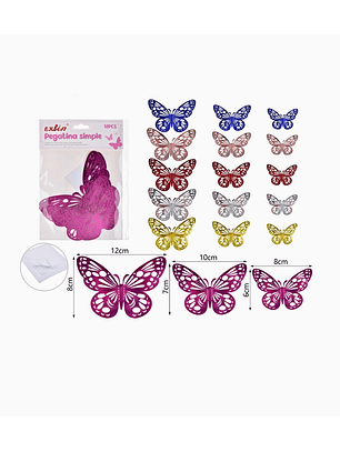 Pegatinas Decorativas de Mariposas Exlin - Diseño 7