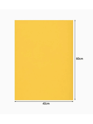 Goma Eva Lisa Paquete de 10 unidades - Amarillo