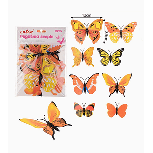 Pegatinas Decorativas de Mariposas Exlin - Diseño 6