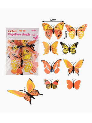 Pegatinas Decorativas de Mariposas Exlin - Diseño 6
