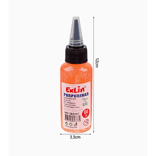 Purpurinas Glitter de Colores - Naranja 1