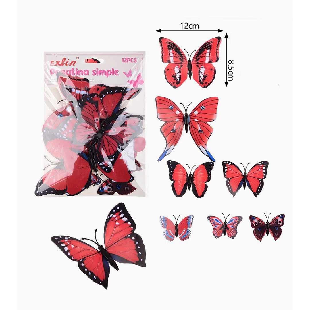Pegatinas Decorativas de Mariposas Exlin - Diseño 5 1