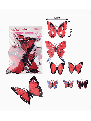 Pegatinas Decorativas de Mariposas Exlin - Diseño 5