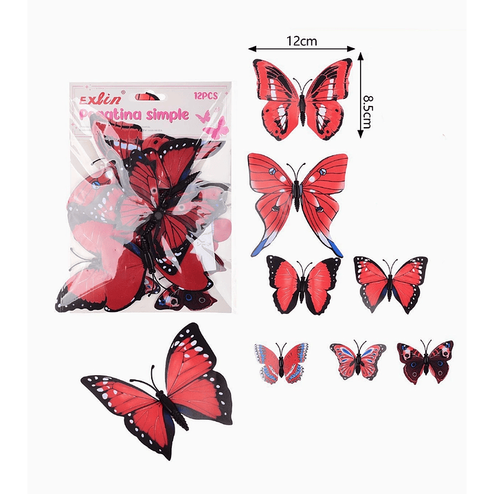Pegatinas Decorativas de Mariposas Exlin - Diseño 5 1