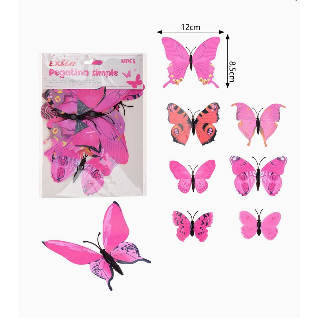 Pegatinas Decorativas de Mariposas Exlin - Diseño 4 1