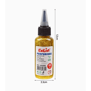 Purpurinas Glitter de Colores - Dorado