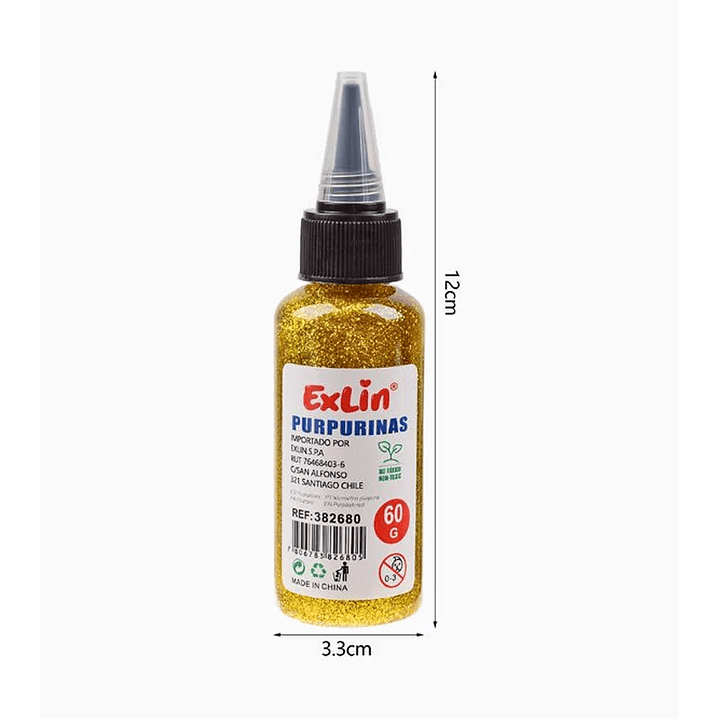 Purpurinas Glitter de Colores - Dorado 1