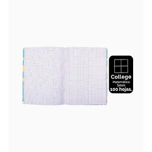 Pack 8 Cuaderno College Matemática 100 Hojas