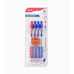 Bolígrafo Simples 4 pcs