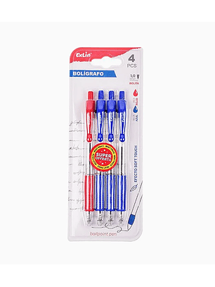 Bolígrafo Simples 4 pcs