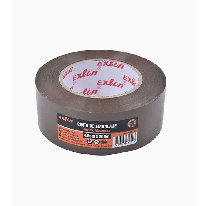 Cinta Embalaje Color Café 1