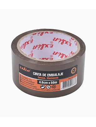 Cinta Embalaje Color Café 50m