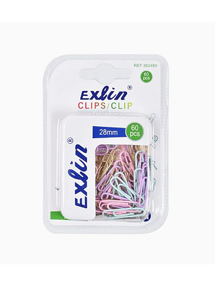 Clips Colores Surtidos 60pcs