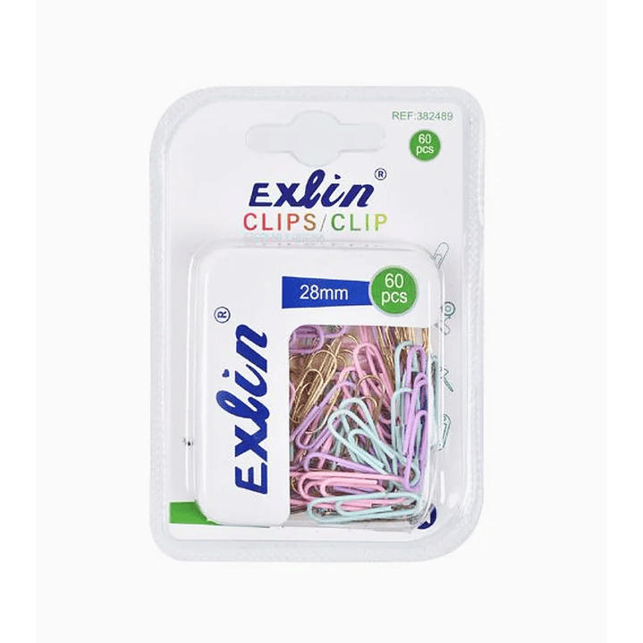 Clips Colores Surtidos 60pcs 1