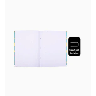 Pack 8 Cuaderno College Croquis 80 Hojas