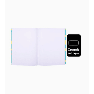 Pack 8 Cuaderno College Croquis 100 Hojas