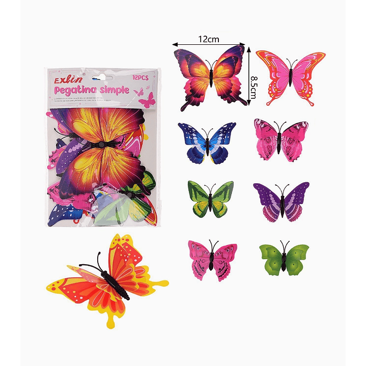 Pegatinas Decorativas de Mariposas Exlin - Diseño 2 1