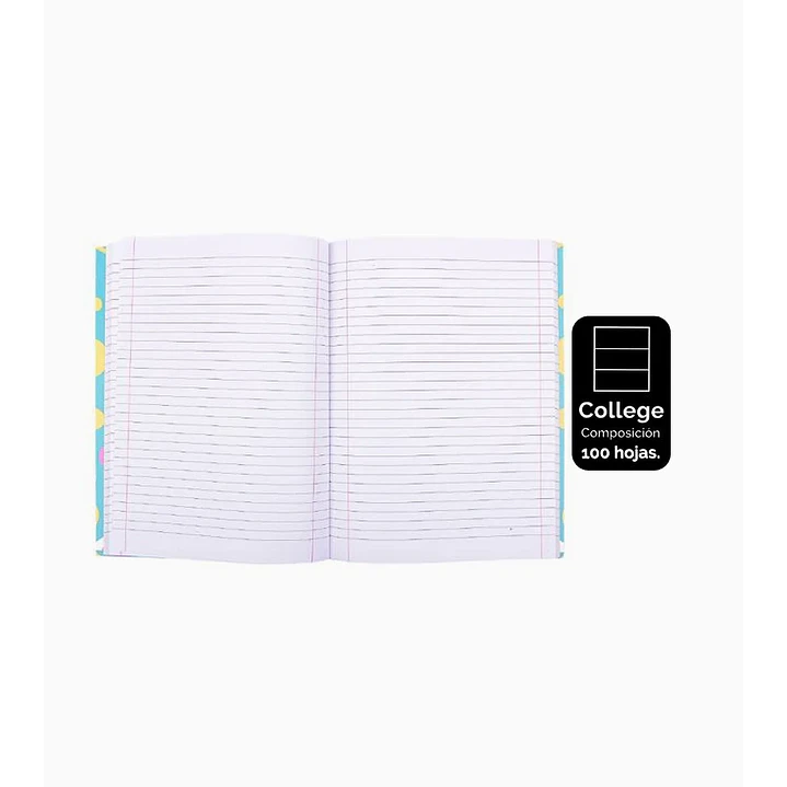 Pack 8 Cuaderno College de Composición 80 Hojas 1