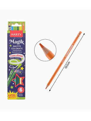 Caja de Lápices de Colores Madera 6 und