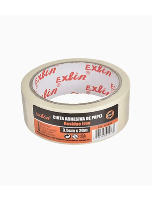 Cinta Adhesiva de Papel 20m