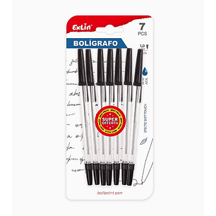 Set de Bolígrafos Exlin negro