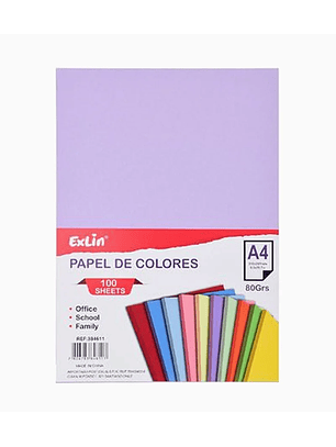 Resma de Papel Color Lila