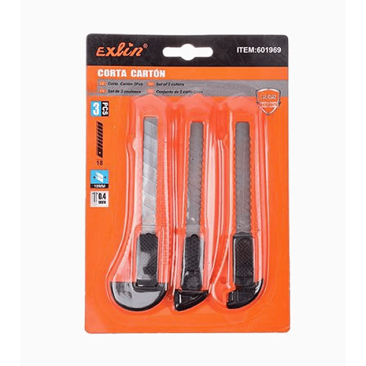 Set de Corta Cartón 1