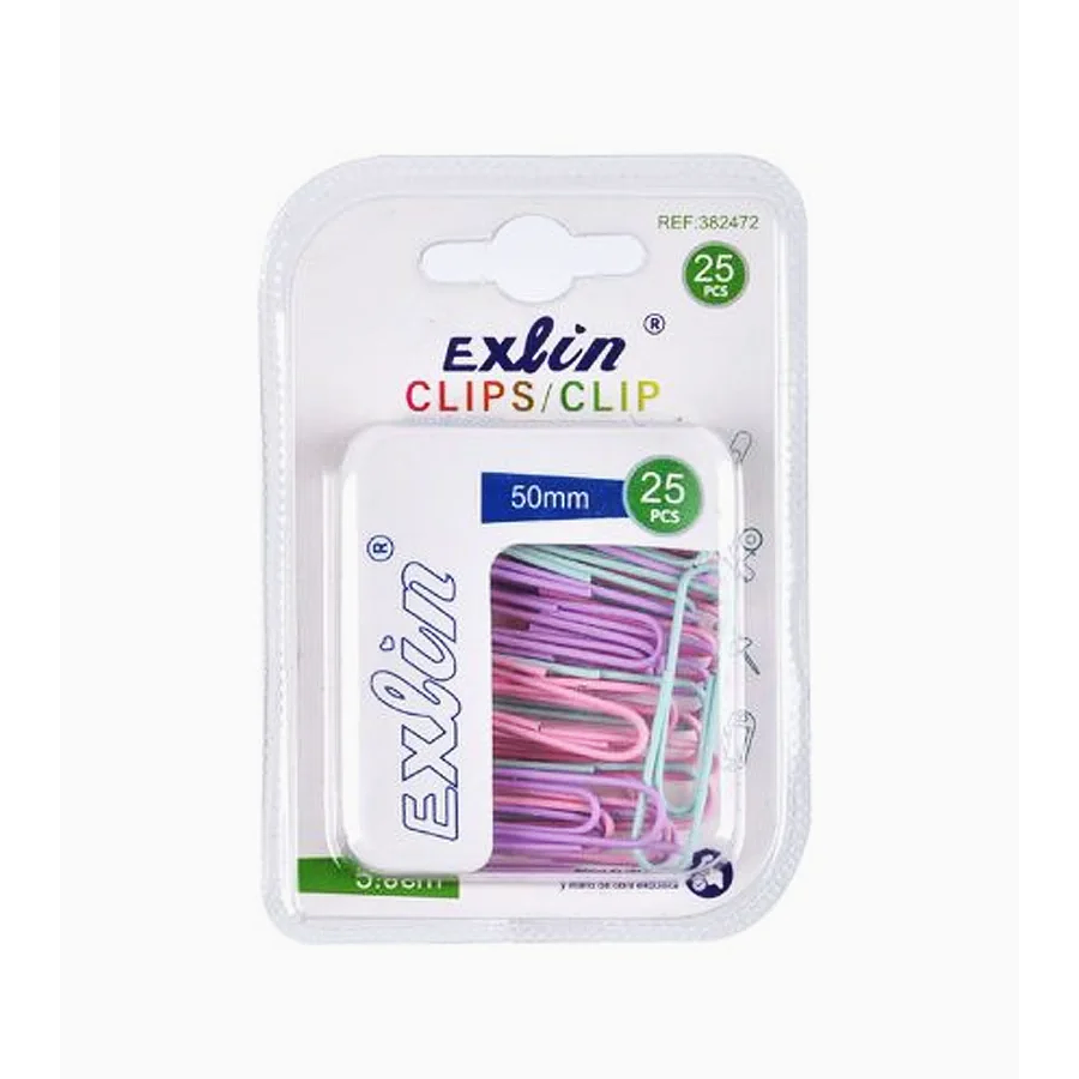 Clips Colores Surtidos 25pcs 1