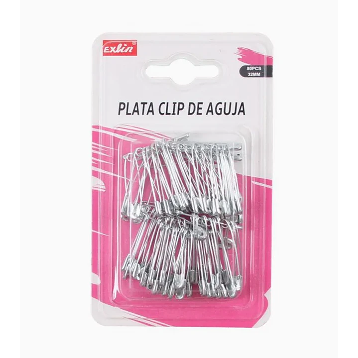Alfileres de Gancho Plateado 1