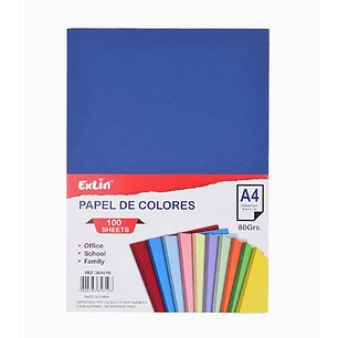 Resma de Papel Color Azul Zafiro