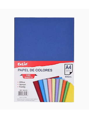 Resma de Papel Color Azul Zafiro