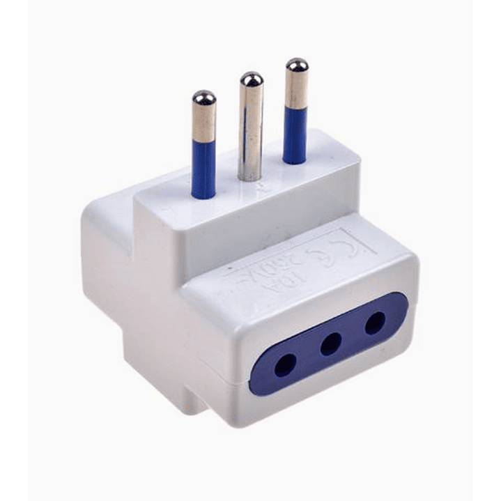 Enchufe Triple Adaptador de 3 Entradas - Corriente 220V 1