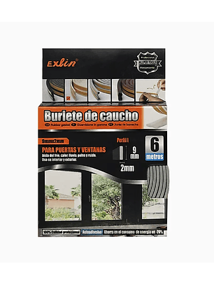 Burlete Caucho Perfil 