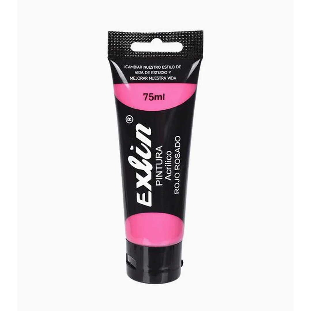 Pintura Acrílica Rojo Rosado 1