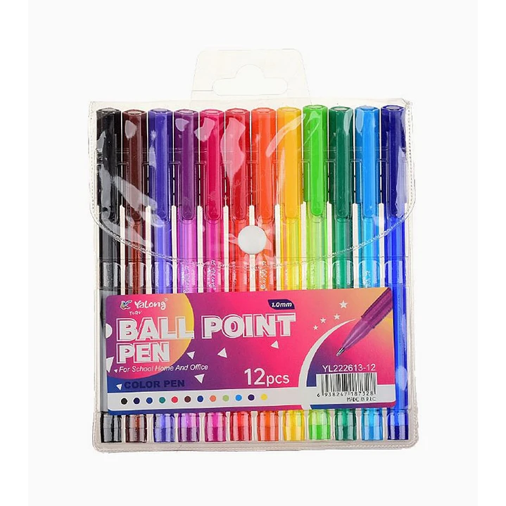 Set de 12 Bolígrafos de Colores 1