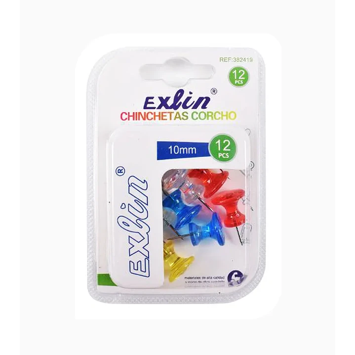 Chinchetas Tipo Corcho Colores 1