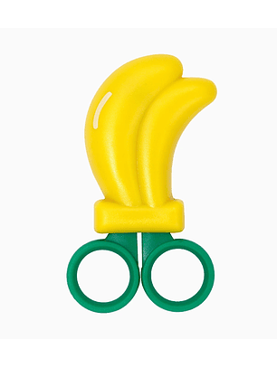 Tijera con Funda Fruta Plátano Magnética