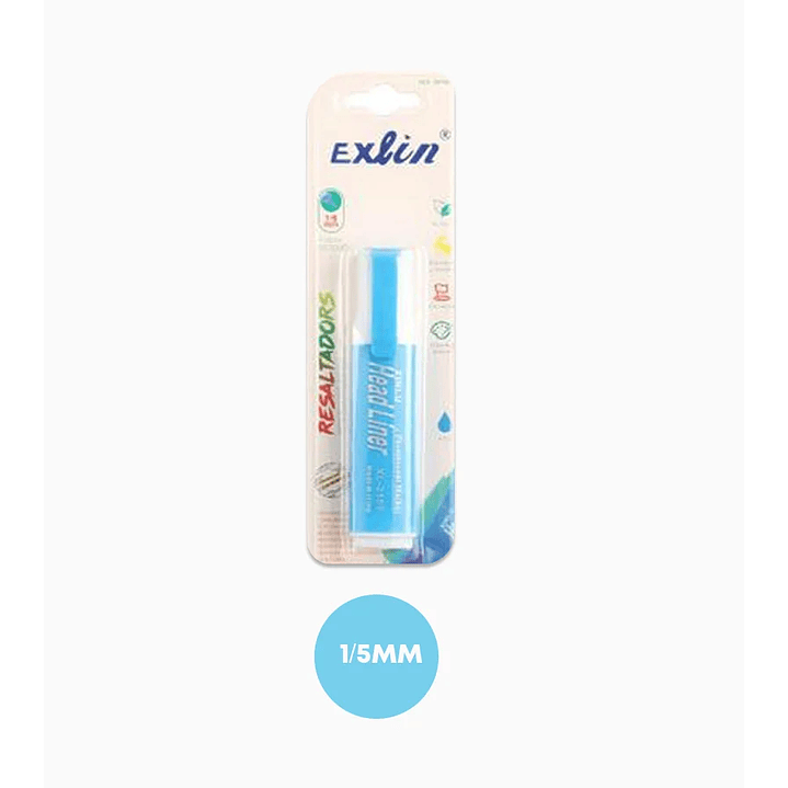 Destacadores Diferentes Colores - Azul 1