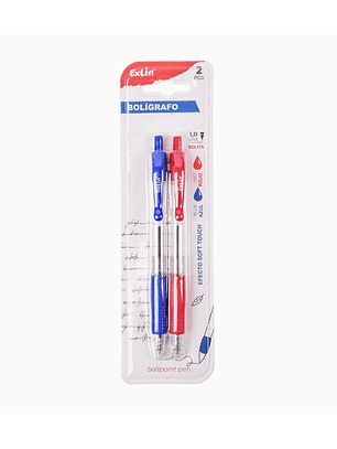 Pack de 2 Bolígrafos de pasta