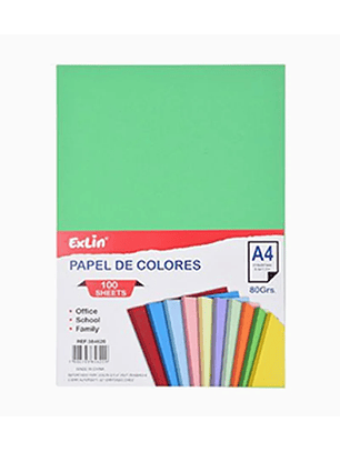 Resma de Papel Color Verde Esmeralda